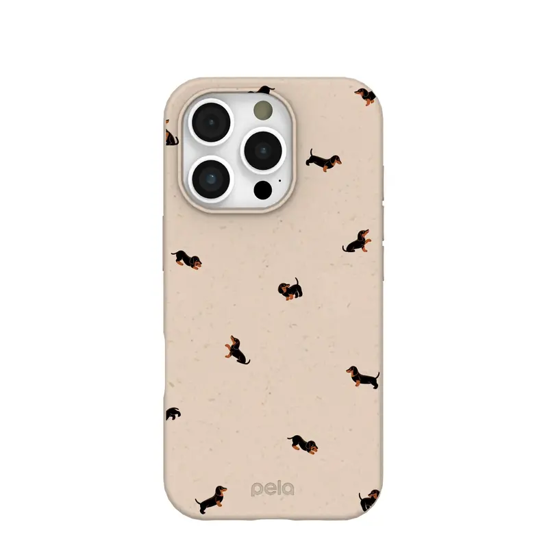 Seashell Lil Dachshunds iPhone 16 Pro Case