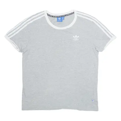ADIDAS Womens T-Shirt Grey S