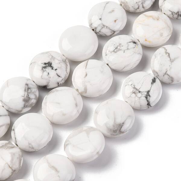 Natural Howlite Beads Strands