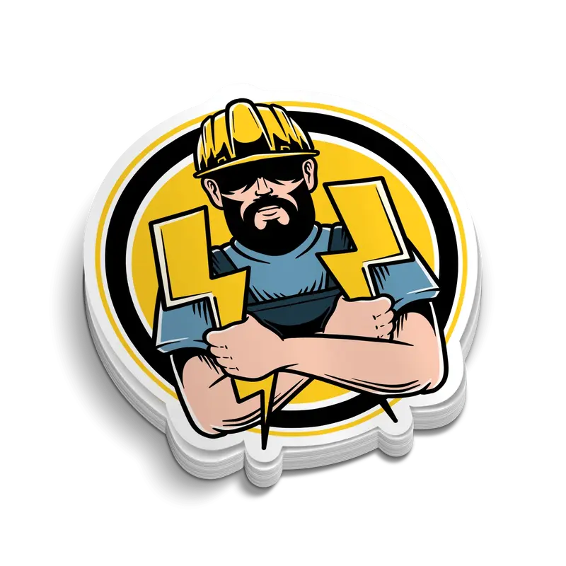 Bolt -  Hard Hat Decal