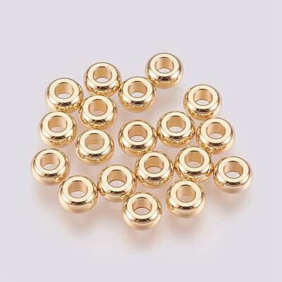 Brass Spacer Beads