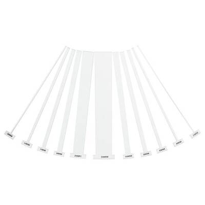 11Pcs 11 Style Acrylic Bookbinding Rulers