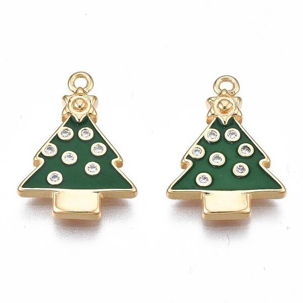 Brass Enamel Pendants