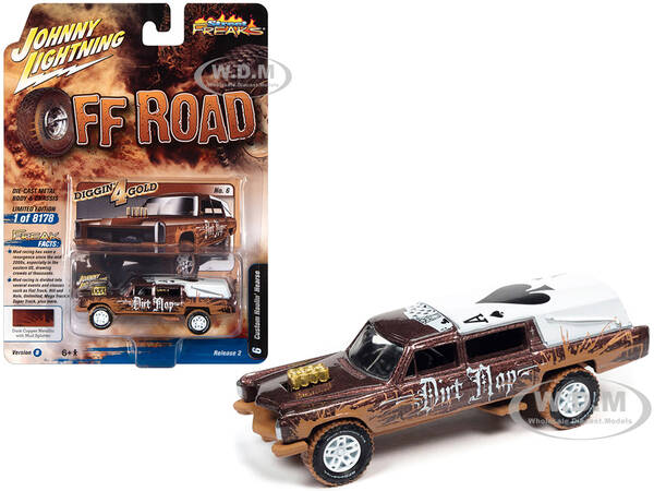 Haulin Hearse Custom Dark Copper Metallic with Mud Graphics \