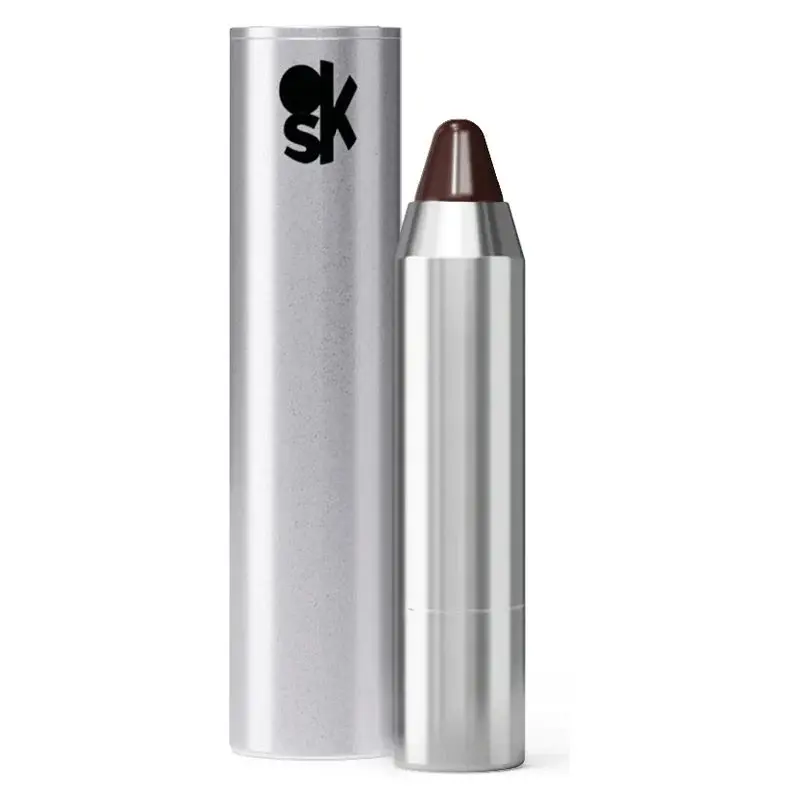 Overskin Click'N Kiss - Shiny - Glossy Lipstick Balmy Effect 06 - Hot Cocoa 1.5 G