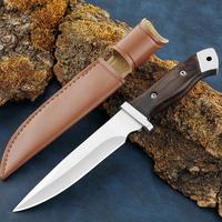 Stainless Steel Fruit Knife, Outdoor Portable Knife,  Solid Wood Handle, For Picnic Camping, Suitable for Outdoor Kitchen Use...