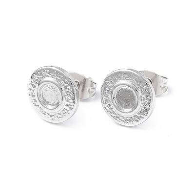 Non-Tarnish 304 Stainless Steel Stud Earring Finding