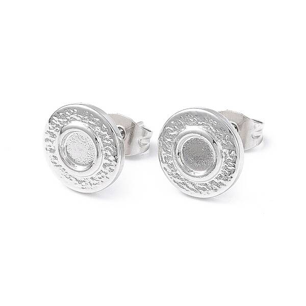 Non-Tarnish 304 Stainless Steel Stud Earring Finding