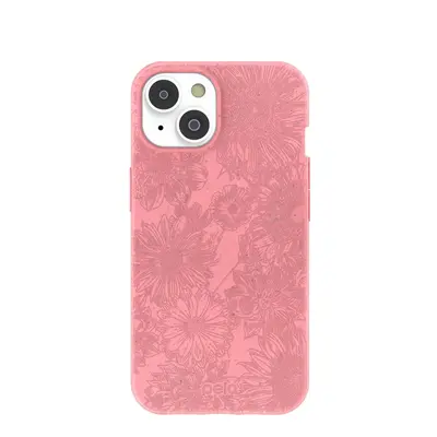 Bubblegum Pink Flora iPhone 14/16e Case