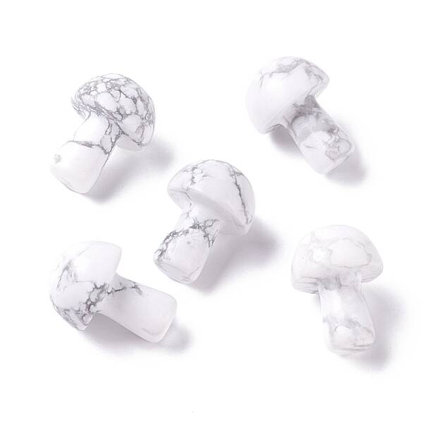 Natural Howlite Mushroom Gua Sha Stone
