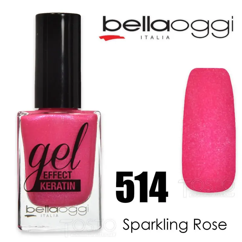 Gel effect keratin gel effect nail polish with keratin 514