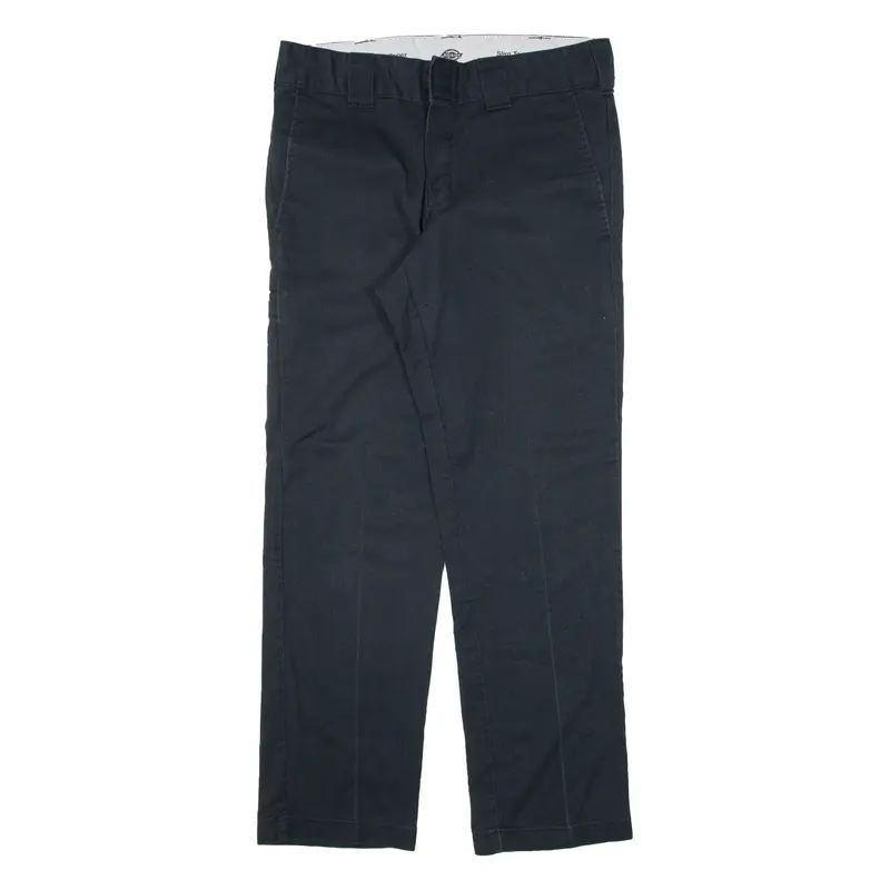 DICKIES Workwear Mens Trousers Black Slim Tapered W30 L30