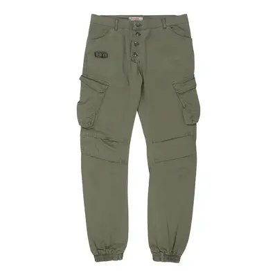 X-Cape Cargo Trousers - 34W UK 14 Khaki Cotton