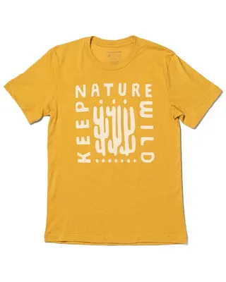 Cactus Buds Unisex Tee | Mustard | Size: 3XL