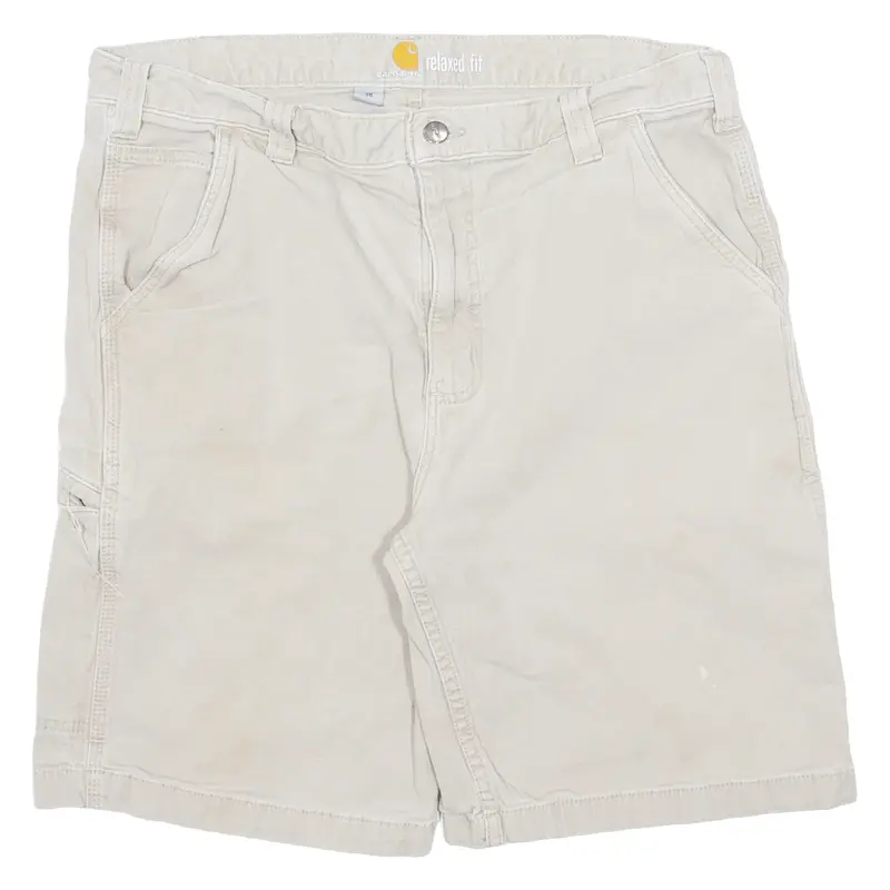 CARHARTT Mens Jorts Shorts Beige Relaxed L W36
