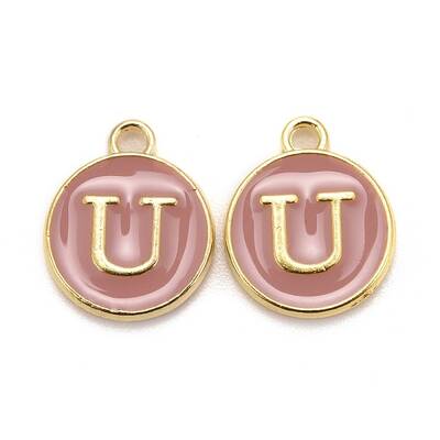 Golden Plated Alloy Enamel Charms