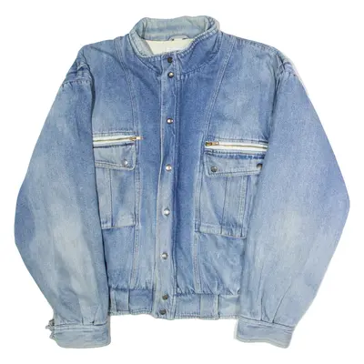 EAGLE FORCE Mens Denim Jacket Blue XL