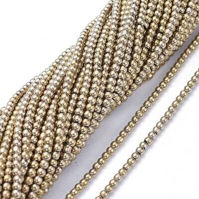 Electroplate Glass Beads Strands