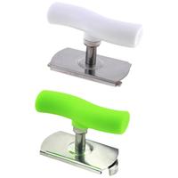 2 Counts Stainless Steel Jar Openers for Easy Opening, White+Green Kitchen Gadget - Effortless Opening for Mason Jars & Pasta...