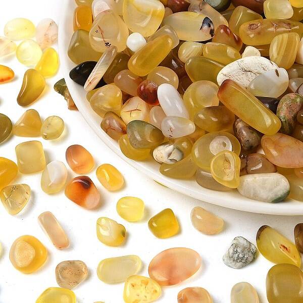 Dyed & Heated Natural Agate Beads