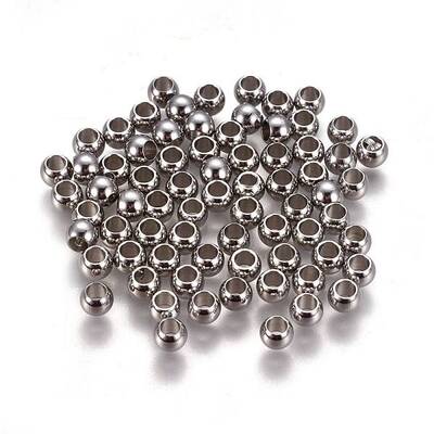 Tarnish Resistant 304 Stainless Steel Spacer Beads