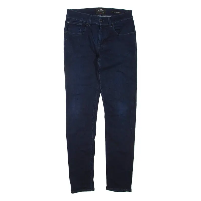 7 FOR ALL MANKIND Womens Jeans Blue Slim Tapered W30 L32