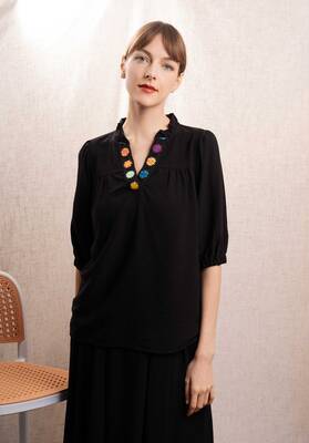 Blouse Ilona Black | Color: BLACK | Size: M