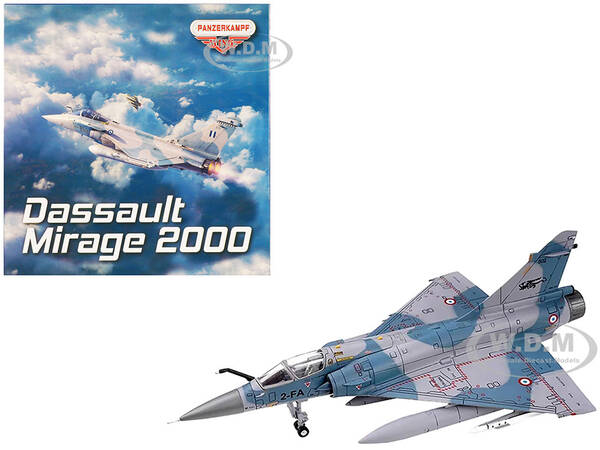 Dassault Mirage 2000-5F Fighter Aircraft 2-FA, Cigognes French Air Force Wing Series 1/72 Diecast Model by Panzerkampf