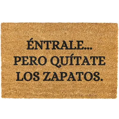 Entrale Pero Quitate Los Zapatos doormat, Welcome Mat, Funny Door mat