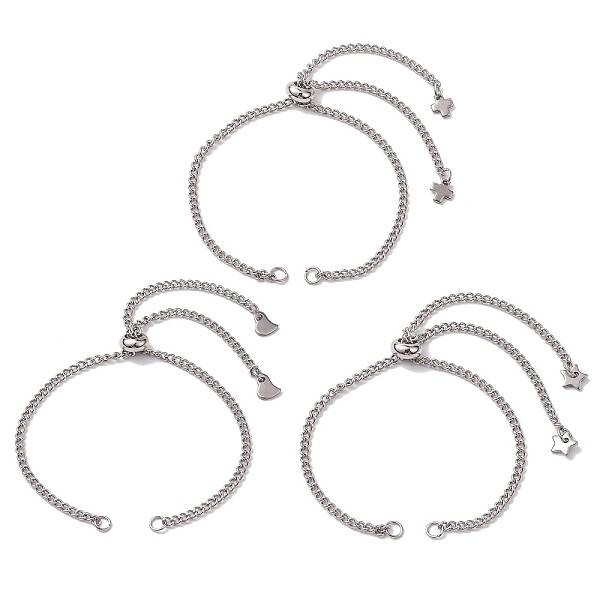 Non-Tarnish 304 Stainless Steel Chain Bracelet Making