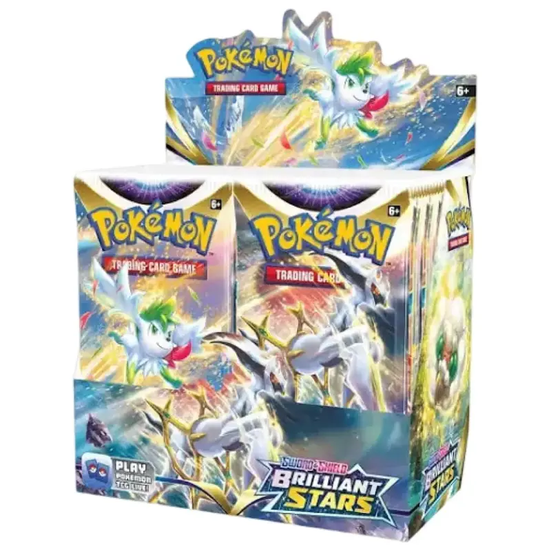 Brilliant Stars Booster Box Sword & Shield Sealed Pokemon Card Game