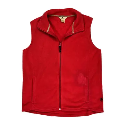 Woolrich Fleece Gilet - Medium Red Polyester
