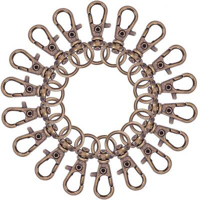 Alloy Swivel Lobster Claw Clasps