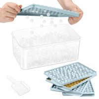【Drinking Ice】WIBIMEN Mini Ice Cube Tray, 104x4 PCS Crushed Ice Tray - for Cold Drinks, Whiskey - Iced Coffee Accessories...
