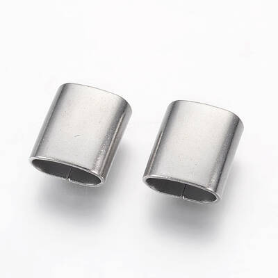 Tarnish Resistant 201 Stainless Steel Slide Charms