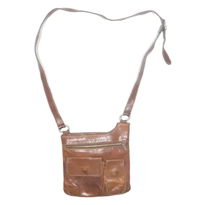 CUOIERIA FIORENTINA Womens Satchel Bag Brown Leather