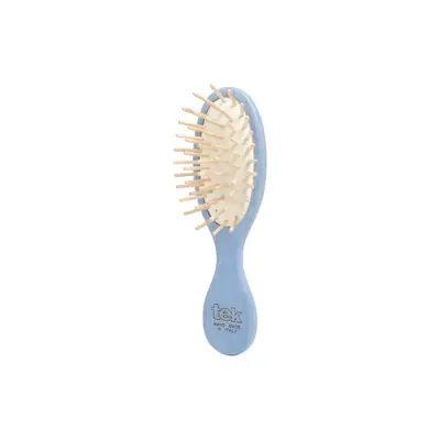 Tek Small Oval Handbag Brush, Blue
