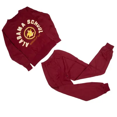 Alabama School Knit Tracksuit Red Tapered Womens W20 L27