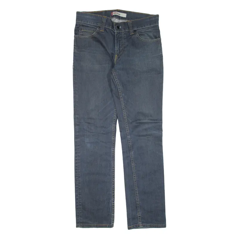 LEVI'S 511 Jeans Mens Blue Slim Straight W32 L32