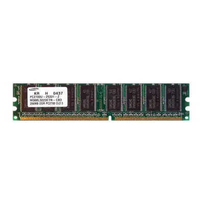 M368L3223ETN-CB3 Samsung 256MB DDR-333MHz UDIMM 1Rx8 CL2.5 Memory