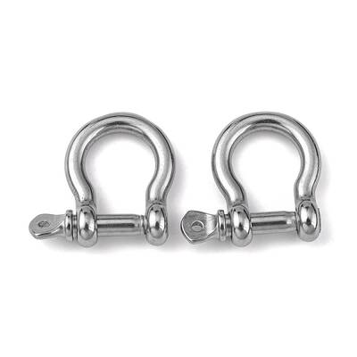 Non-Tarnish 304 Stainless Steel D-Ring Anchor Shackle Clasps