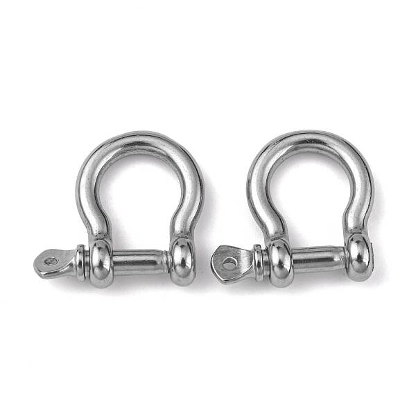 Non-Tarnish 304 Stainless Steel D-Ring Anchor Shackle Clasps