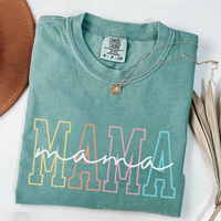 Comfort Colors Mama T-Shirt For Mothers Day Gift From Daughter, Mama Tshirt For Birthday Gift For Her, Baby Shower Gift, Mom ...