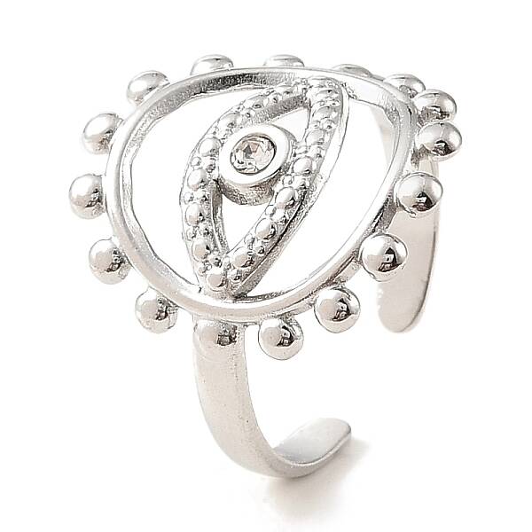 304 Stainless Steel Open Cuff Ring for Women