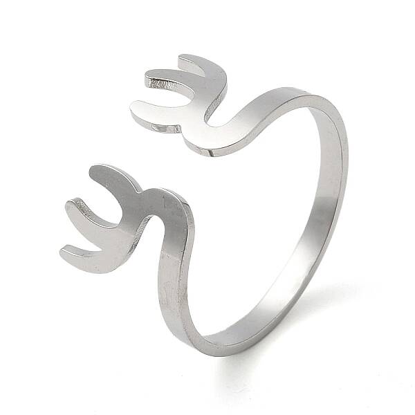 Non-Tarnish 304 Stainless Steel Cuff Rings