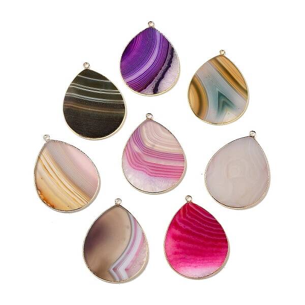 Natural Agate Pendants