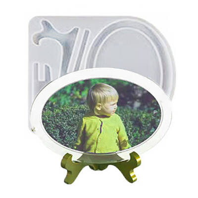 Oval Photo Frame Display Silicone Molds