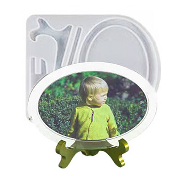 Oval Photo Frame Display Silicone Molds