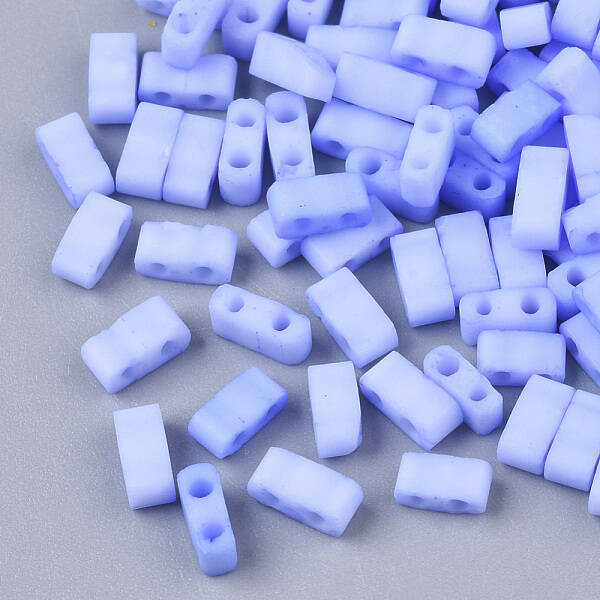 2-Hole Baking Paint Glass Seed Beads