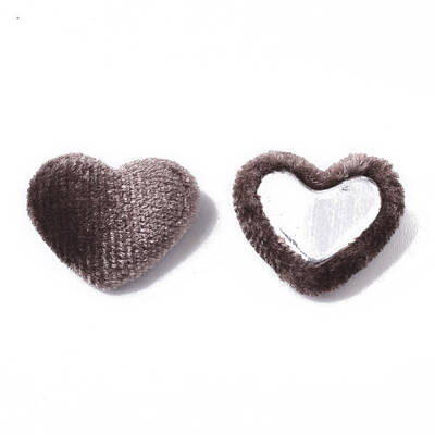 Velvet Cloth Fabric Covered Cabochons